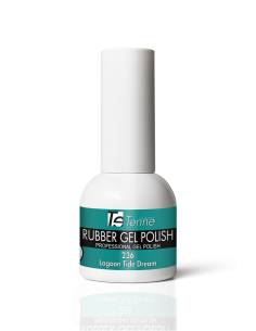 Rubber Gel Polish 236 Lagoon Tide Dream 15ml - Smalto Semipermanente Professionale