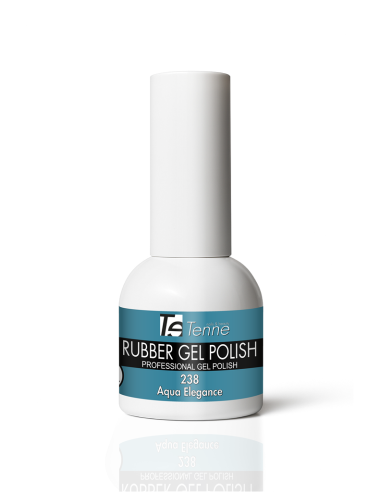 Rubber Gel Polish 238 Aqua Elegance 15ml - Smalto Semipermanente Professionale