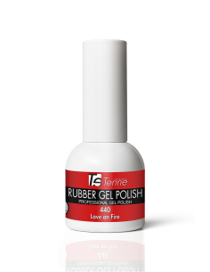 Rubber Gel Polish 440 Love on Fire 15ml - Smalto Semipermanente Professionale