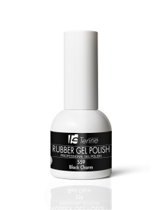 Rubber Gel Polish 559 Black Charm 15ml - Smalto Semipermanente Professionale