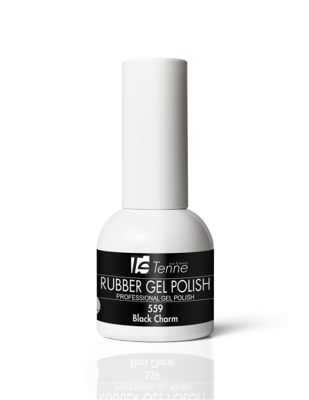 Rubber Gel Polish 559 Black Charm 15ml - Smalto Semipermanente Professionale