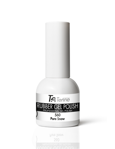 Rubber Gel Polish 560 Pure Snow 15ml - Smalto Semipermanente Professionale