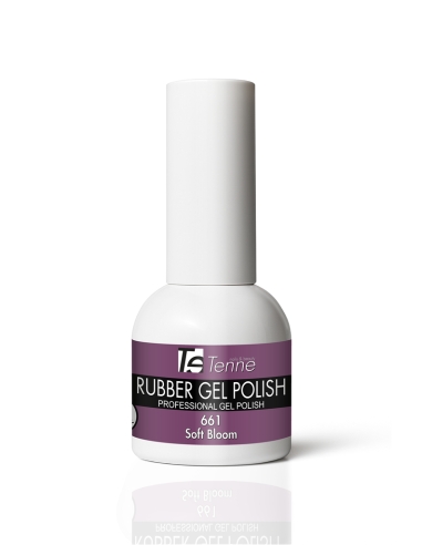 Rubber Gel Polish 661 Soft Bloom 15ml - Smalto Semipermanente Professionale