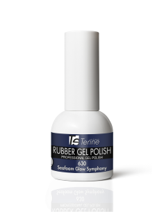 Rubber Gel Polish 630 Seafoam Glow Symphony 15ml - Smalto Semipermanente Professionale