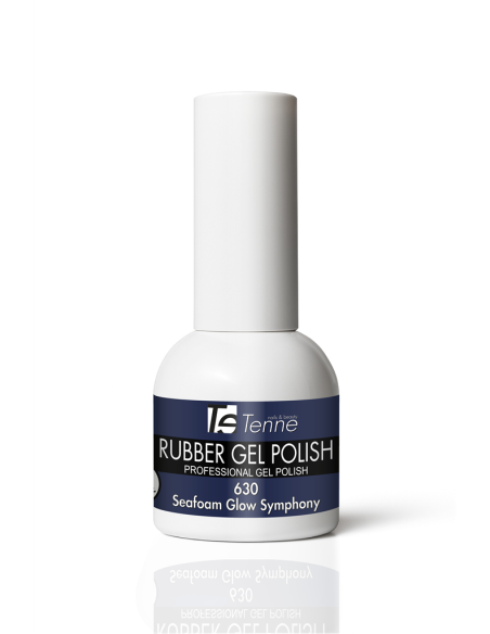 Rubber Gel Polish 630 Seafoam Glow Symphony 15ml - Smalto Semipermanente Professionale