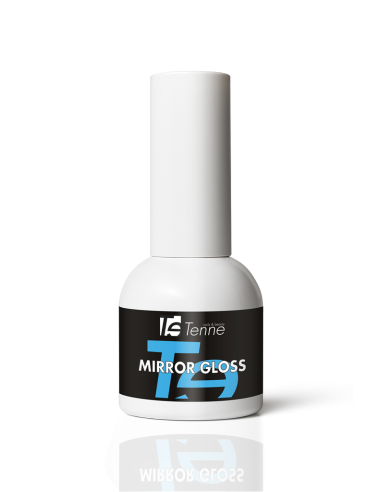 Mirror Gloss 15 ml – Sigillante Ultra Lucido Effetto Specchio, Top Coat Unghie Professionale – Tenne Italia