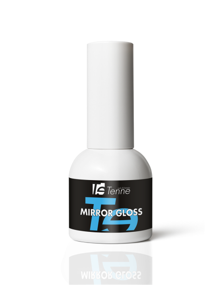Mirror Gloss 15 ml – Sigillante Ultra Lucido Effetto Specchio, Top Coat Unghie Professionale – Tenne Italia